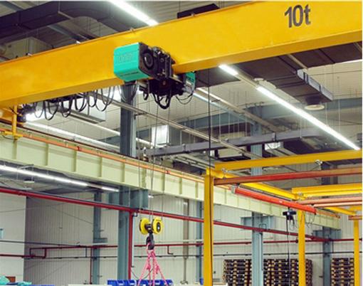10t Elektr yagona Qo`lg'ali teplovoz Crane.jpg 10t Electric Single Girder Overhead Crane.jpg